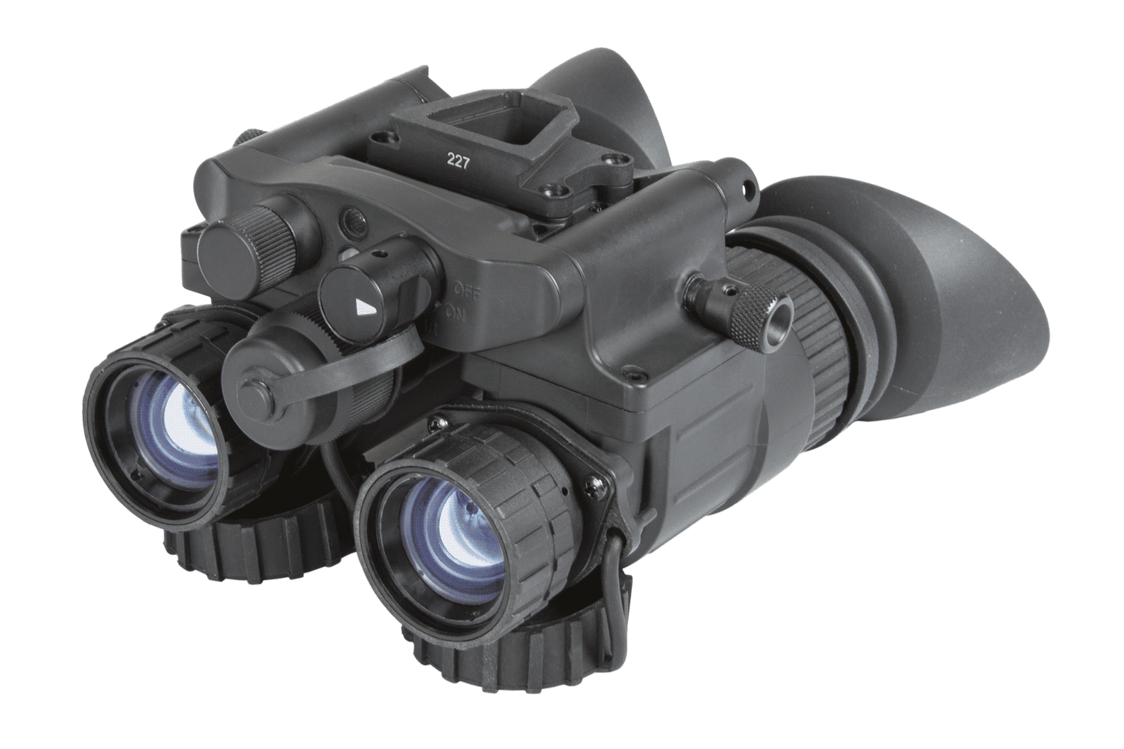 Image of AGM NVG-40 NL1 Dual Tube Night Vision Goggle Black ID 810027773890