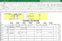 Image of AVT100 Employee Scheduling Spreadsheet ID 31222697