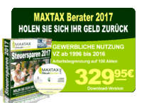 Image of AVT100 MAXTAX - Beraterversion 2017 - 100 Akten ID 4705691