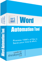 Image of AVT100 Word Automation Tool ID 4618450