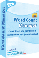 Image of AVT100 Word Count Manager ID 4577078