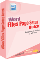 Image of AVT100 Word File Page Setup Batch ID 4622677