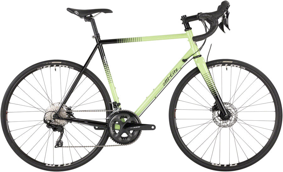 Image of All-City Zig Zag Bike - 700c Steel 105 Honeydew Bling