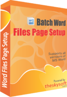 Image of Discount Code for AMC00 Batch Word Files Page Setup ID 4649901