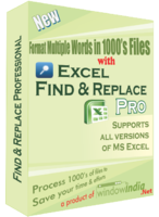 Image of Discount Code for AMC00 Excel Find and Replace Professional ID 4577436