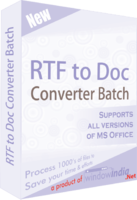 Image of Discount Code for AMC00 RTF TO DOC Converter Batch ID 4581815