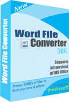 Image of Discount Code for AMC00 Word File Converter Batch ID 4617399