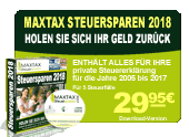 Image of Discount Code for ID 4673175011d01 MAXTAX Steuersparen 2018 Standard Spar-Abonnement