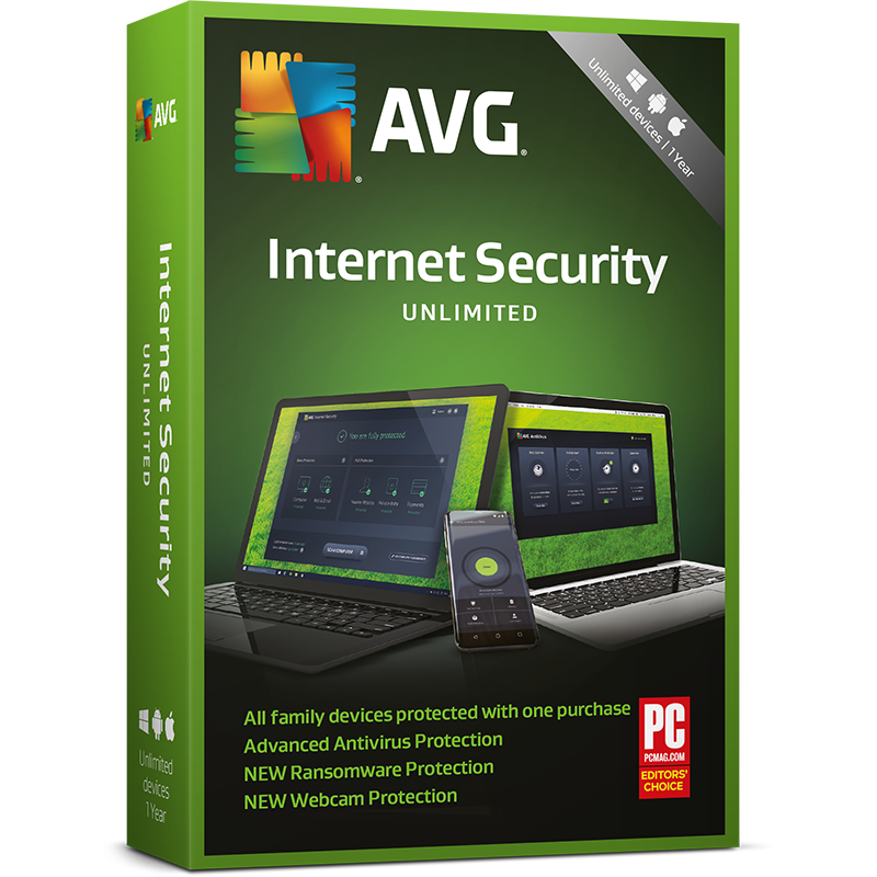 Image of EN AVG™ Internet Security ID AVGInternetSecurity1YNZEN