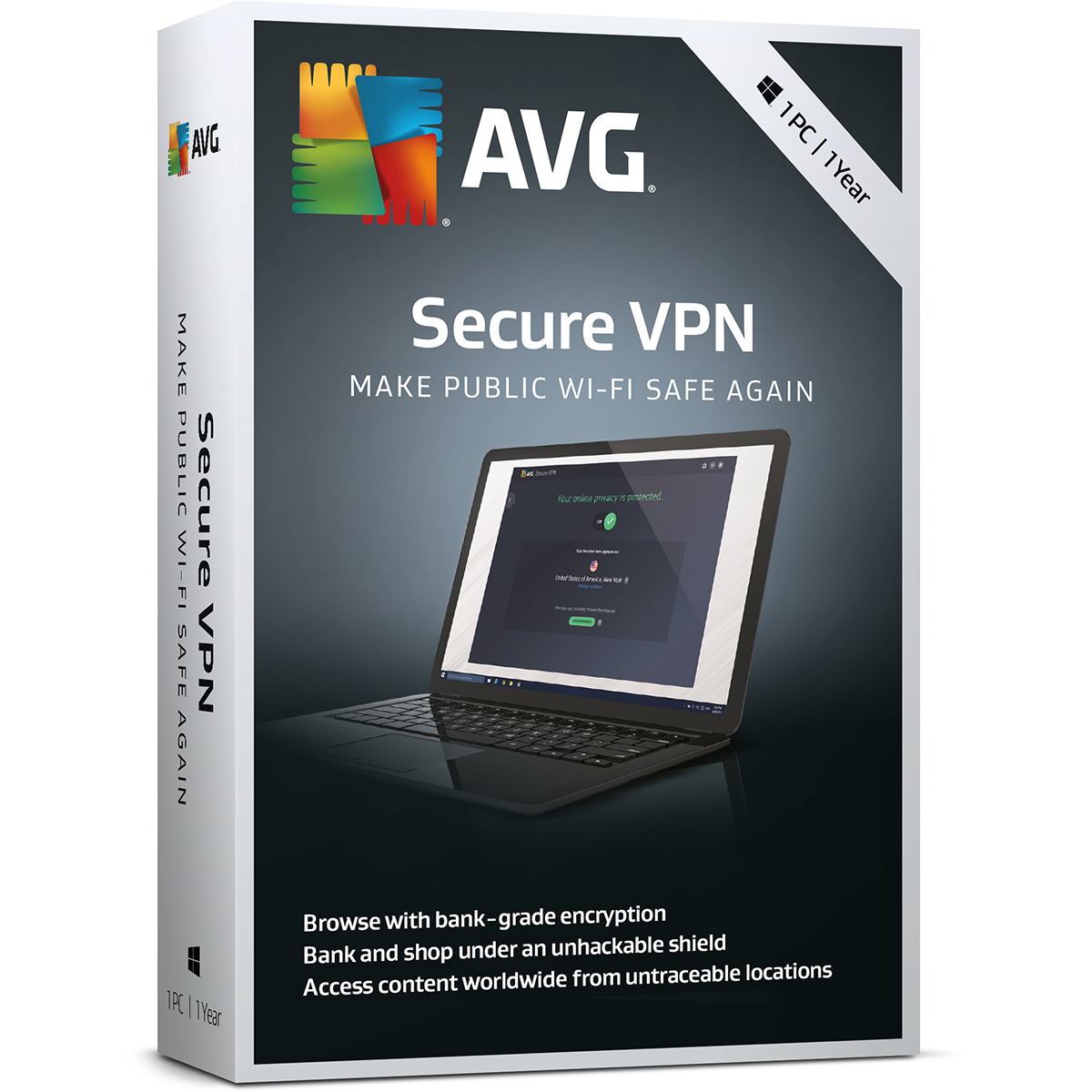 Image of EN AVG™ Secure VPN ID AVGSecureVPNMulti1YBRPT