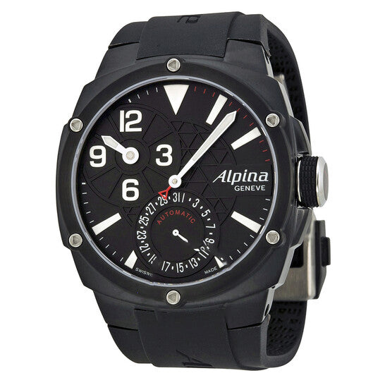 Image of ID 1 Original Alpina Automatic Black Dial Black Rubber Men's Watch 950LBB4FBAE6