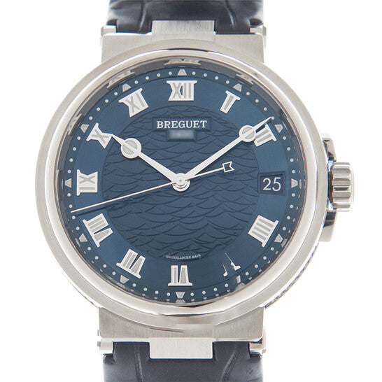 Image of ID 1 Original Breguet MARINE Automatic Blue Dial Men's Watch 5517BB/Y2/9ZU