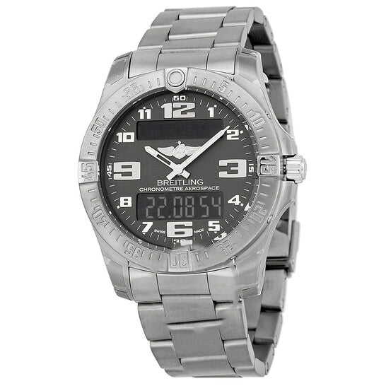 Image of ID 1 Original Breitling Aerospace Evo Grey Dial Watch E7936310-F562TI