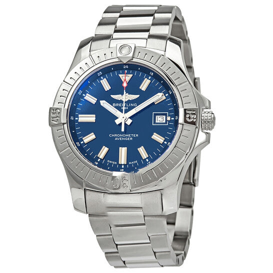 Image of ID 1 Original Breitling Avenger 43 Automatic Blue Dial Men's Watch A17318101C1A1