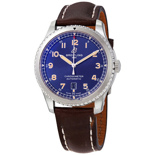 Image of ID 1 Original Breitling Aviator 8 Automatic Blue Dial Watch A17315101C1X1