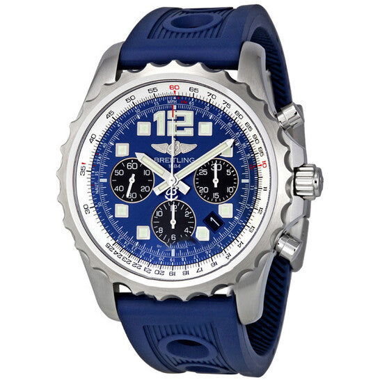 Image of ID 1 Original Breitling Chronospace Automatic Blue Dial Men's Watch A2336035-C833BLOR