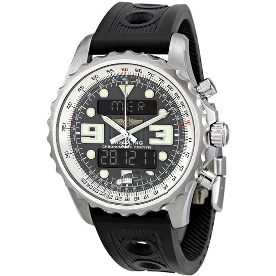 Image of ID 1 Original Breitling Chronospace Ocean Racer Grey Dial Watch A7836534/F551