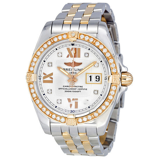 Image of ID 1 Original Breitling Cockpit Diamond Rose Gold Men's Watch C4935053-A672TT