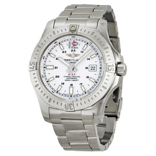 Image of ID 1 Original Breitling Colt Automatic Silver Dial Men's Watch A1738811-G791SS