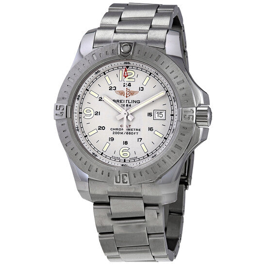 Image of ID 1 Original Breitling Colt Silver Dial Stainless Steel Men's Watch A74388111G1A1