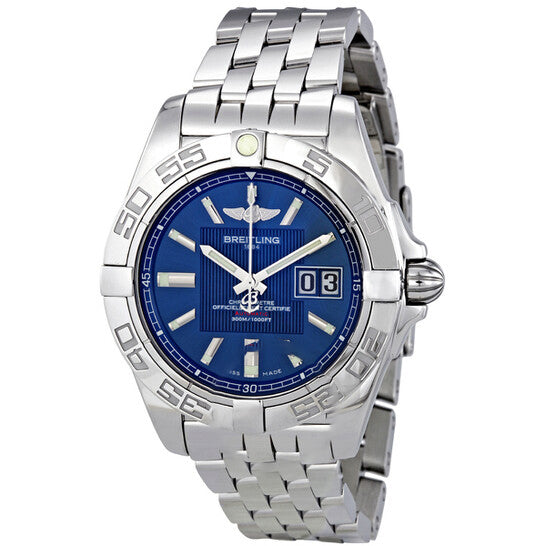 Image of ID 1 Original Breitling Galactic 41 Blue Dial Men's Watch A49350L2-C806SS