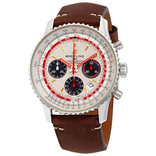 Image of ID 1 Original Breitling Navitimer Chronograph Automatic Chronometer Watch AB01219A1G1X1