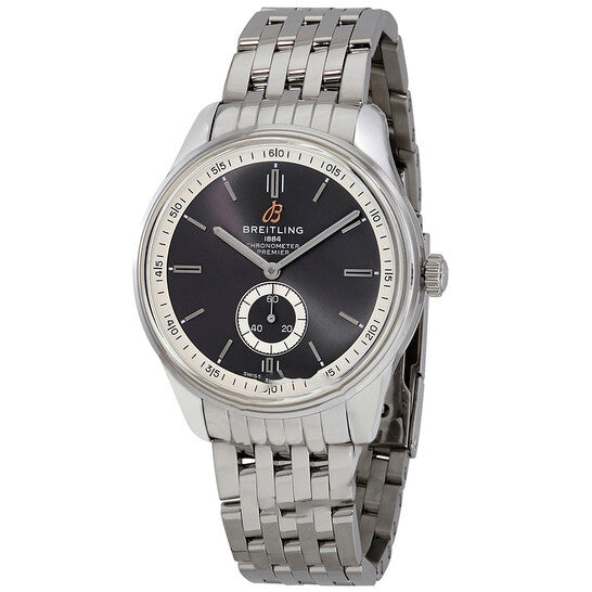 Image of ID 1 Original Breitling Premier Automatic Chronometer Anthracite Dial Men's Watch A37340351B1A1