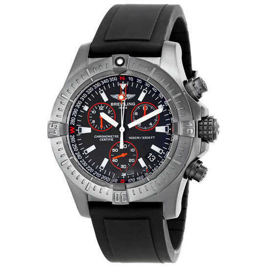 Image of ID 1 Original Breitling Seawolf Chrono Black Dial Men's Watch M7339010-BA03