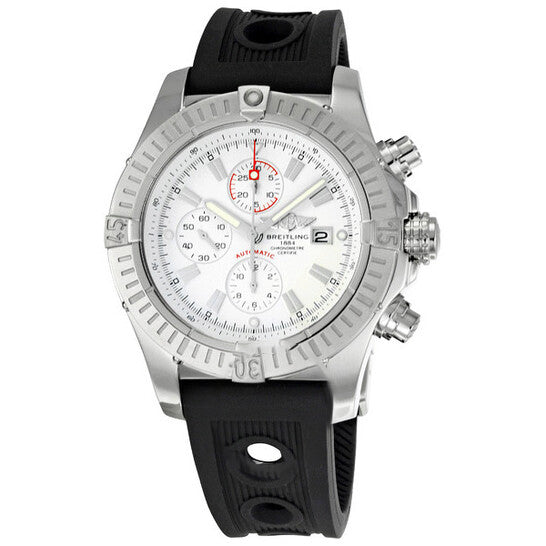 Image of ID 1 Original Breitling Super Avenger Chronograph Steel Men's Watch A1337011-A660BKRD