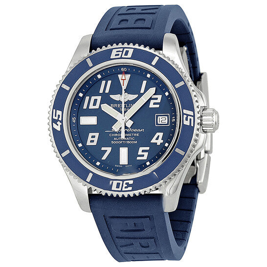 Image of ID 1 Original Breitling Superocean 42 Automatic Blue Dial Men's Watch A173643B/C868