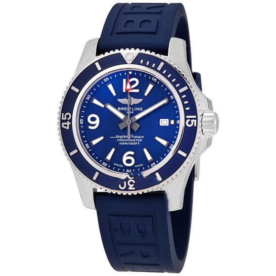 Image of ID 1 Original Breitling Superocean 44 Automatic Blue Dial Men's Watch A17367D81C1S1