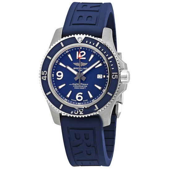 Image of ID 1 Original Breitling Superocean 44 Automatic Blue Dial Men's Watch A17367D81C1S2