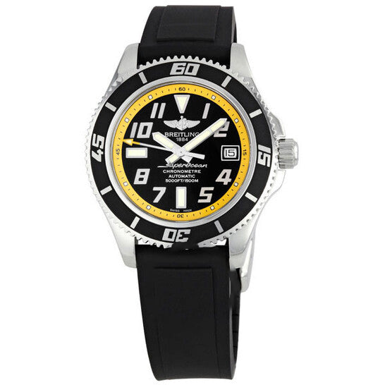 Image of ID 1 Original Breitling Superocean Black Yellow Dial Men's Watch A1736402-BA32BKPD