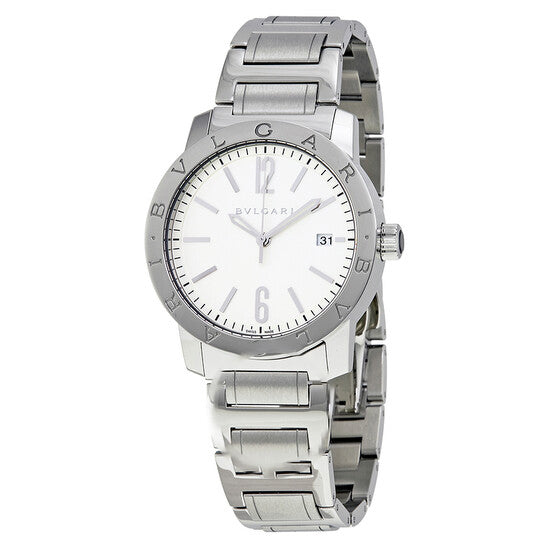 Image of ID 1 Original Bvlgari Bvlgari Automatic Silvered Opalin Dial Men's Watch 102110