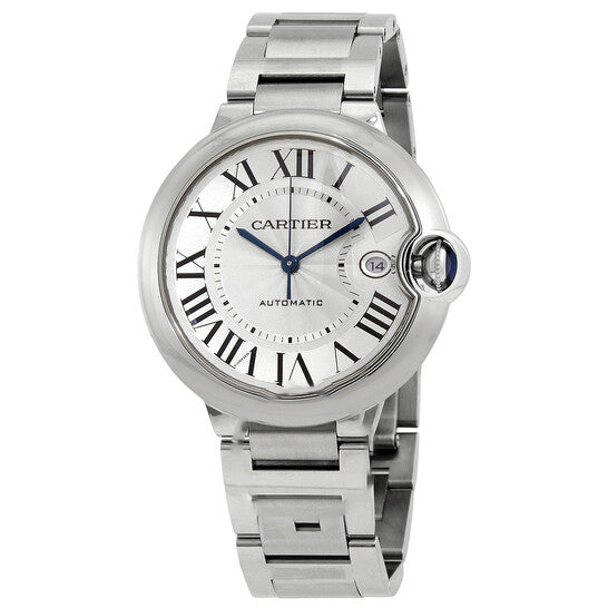 Image of ID 1 Original Cartier Ballon Bleu Automatic Silver Dial Men's Watch wsbb0040