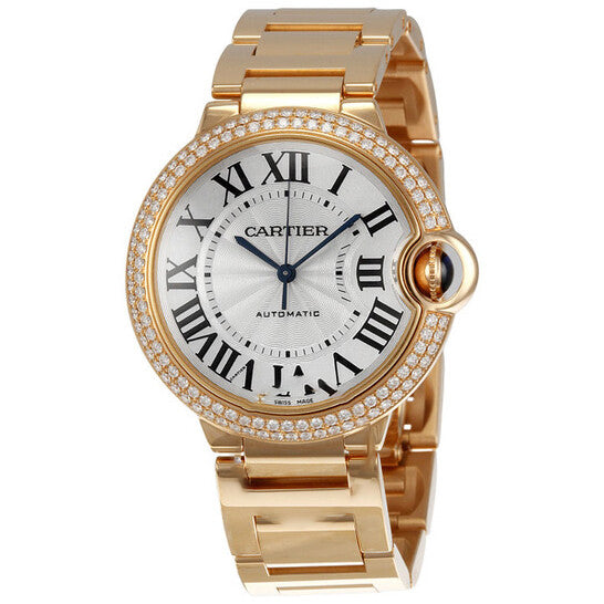 Image of ID 1 Original Cartier Ballon Bleu Medium 18kt Rose Gold Watch WE9005Z3