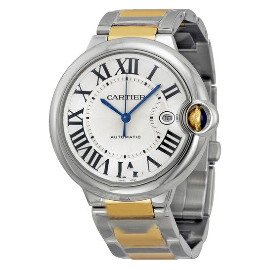 Image of ID 1 Original Cartier Ballon Bleu Silver Dial Men's Watch W69009Z3