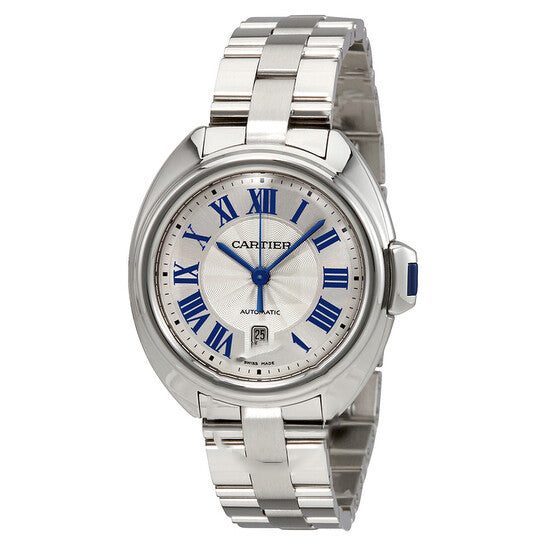 Image of ID 1 Original Cartier Cle Automatic Silver Dial Ladies Watch WSCL0005