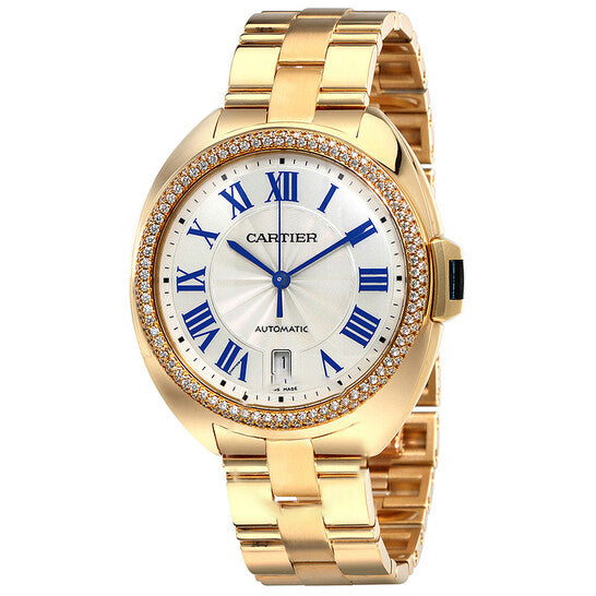 Image of ID 1 Original Cartier Cle Flinque Sunray Effect Dial 40mm Watch WJCL0010