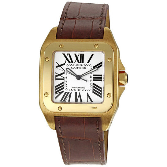 Image of ID 1 Original Cartier Santos 18kt Yellow Gold Men's Watch W20071Y1