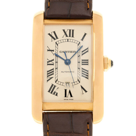 Image of ID 1 Original Cartier Tank Americaine Automatic White Dial Men's Watch W2609856