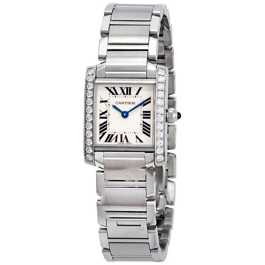 Image of ID 1 Original Cartier Tank Francaise Silver Dial Ladies Watch W4TA0008