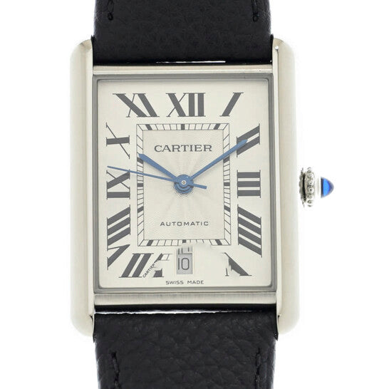 Image of ID 1 Original Cartier Tank XL Must Automatic Silver Dial Watch WSTA0040