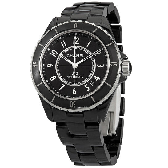 Image of ID 1 Original Chanel J12 Black Dial Ladies Watch H5697