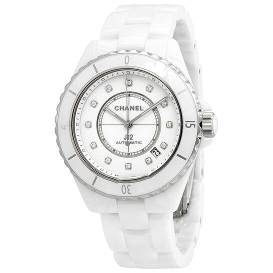 Image of ID 1 Original Chanel J12 Diamond White Dial Ladies Watch H5705