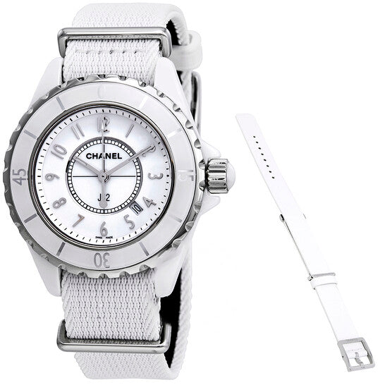 Image of ID 1 Original Chanel J12 White Dial Ladies Watch H4656