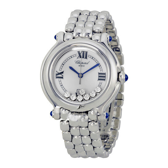 Image of ID 1 Original Chopard Happy Sport Diamond Steel Ladies Watch 278236-3005