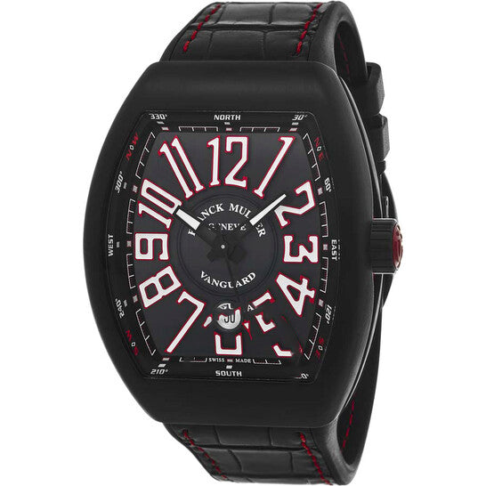 Image of ID 1 Original Franck Muller Vanguard Automatic Black Dial Men's Watch 45SCBLKBLKWHT