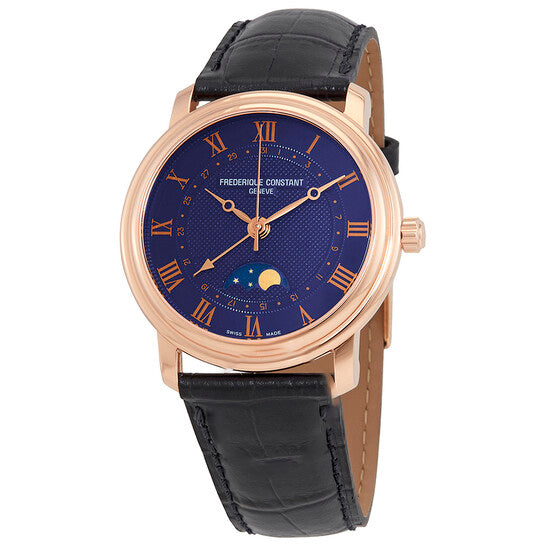 Image of ID 1 Original Frederique Constant Classics Automatic Blue Dial Watch FC-330MCN4P4