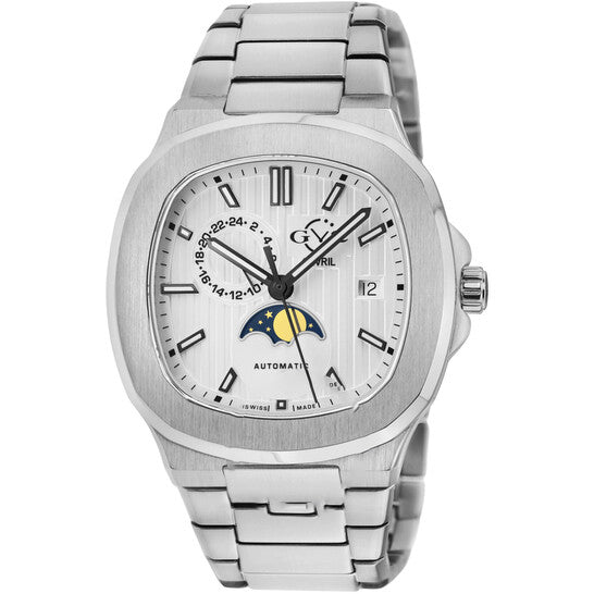 Image of ID 1 Original GV2 by Gevril Potente White Dial Men's Watch 18400B